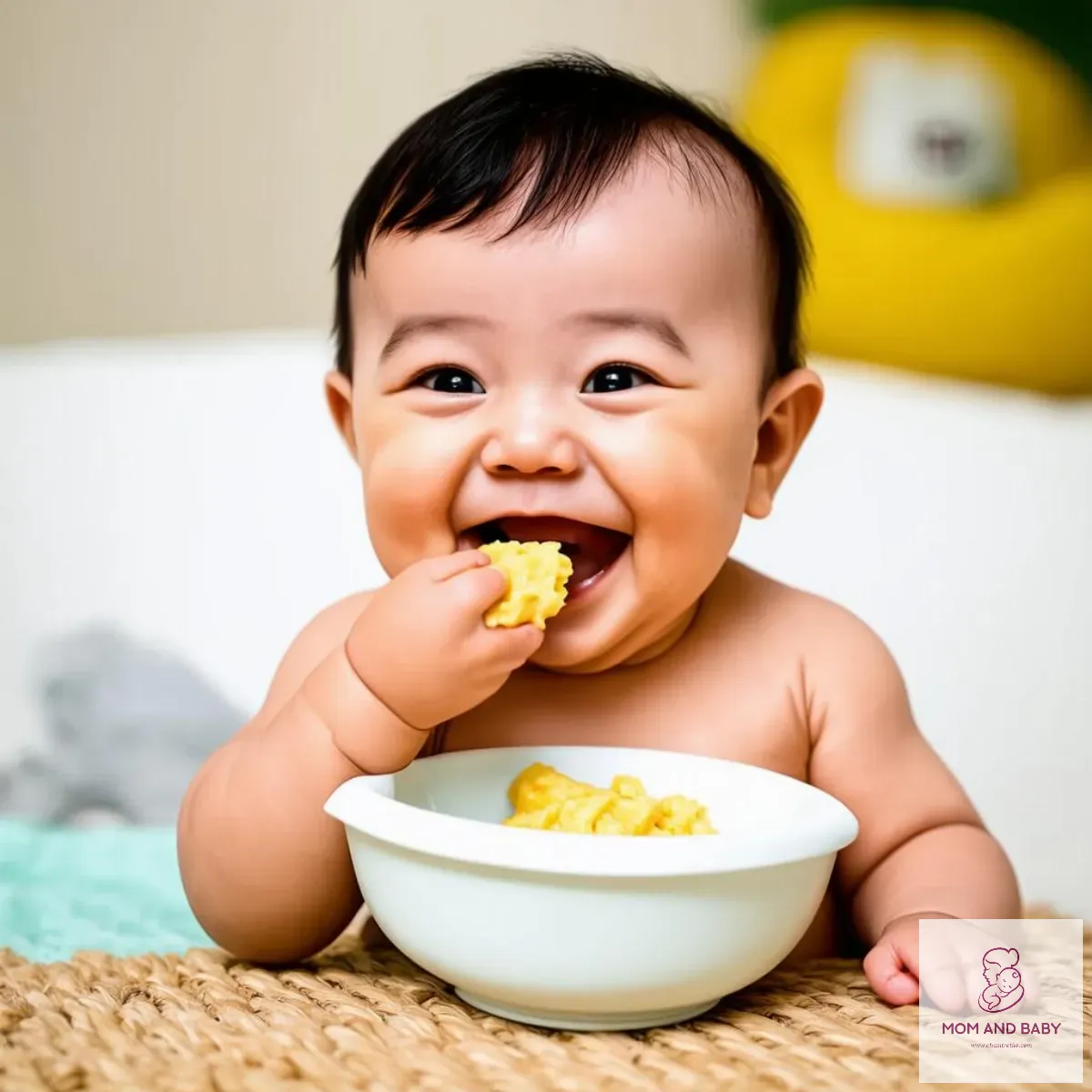bé 6 tháng ăn dặm