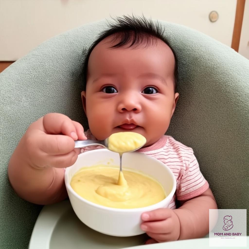 Thực phẩm mềm, dễ tiêu cho bé 6 tháng ăn dặm