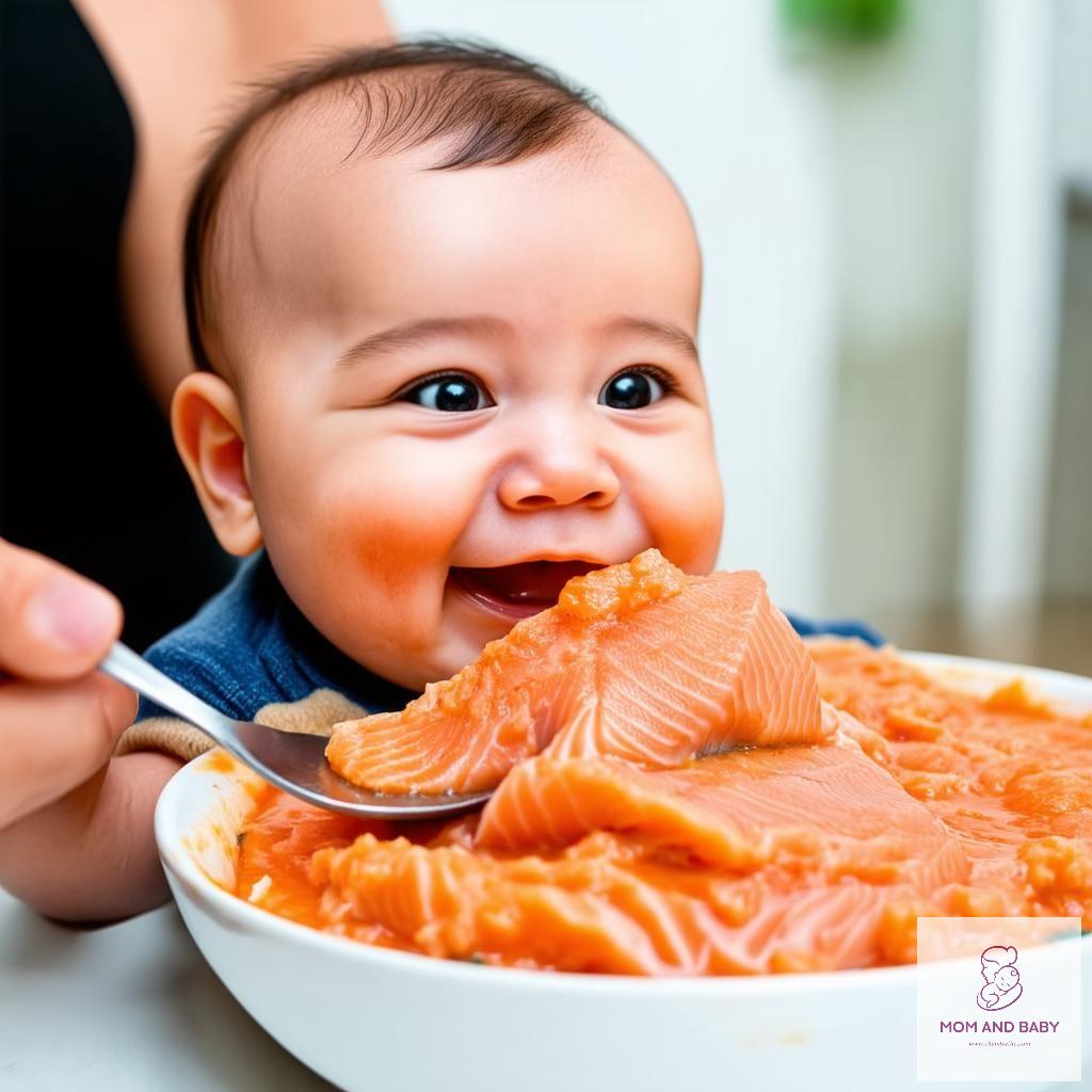 Bé mấy tháng ăn được cá hồi?