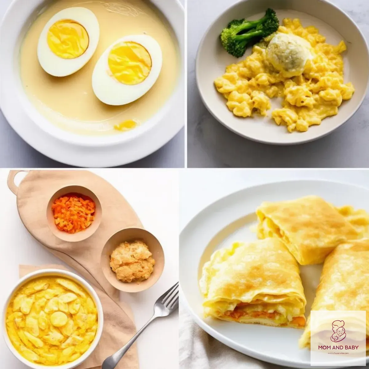 Cách chế biến trứng cho bé