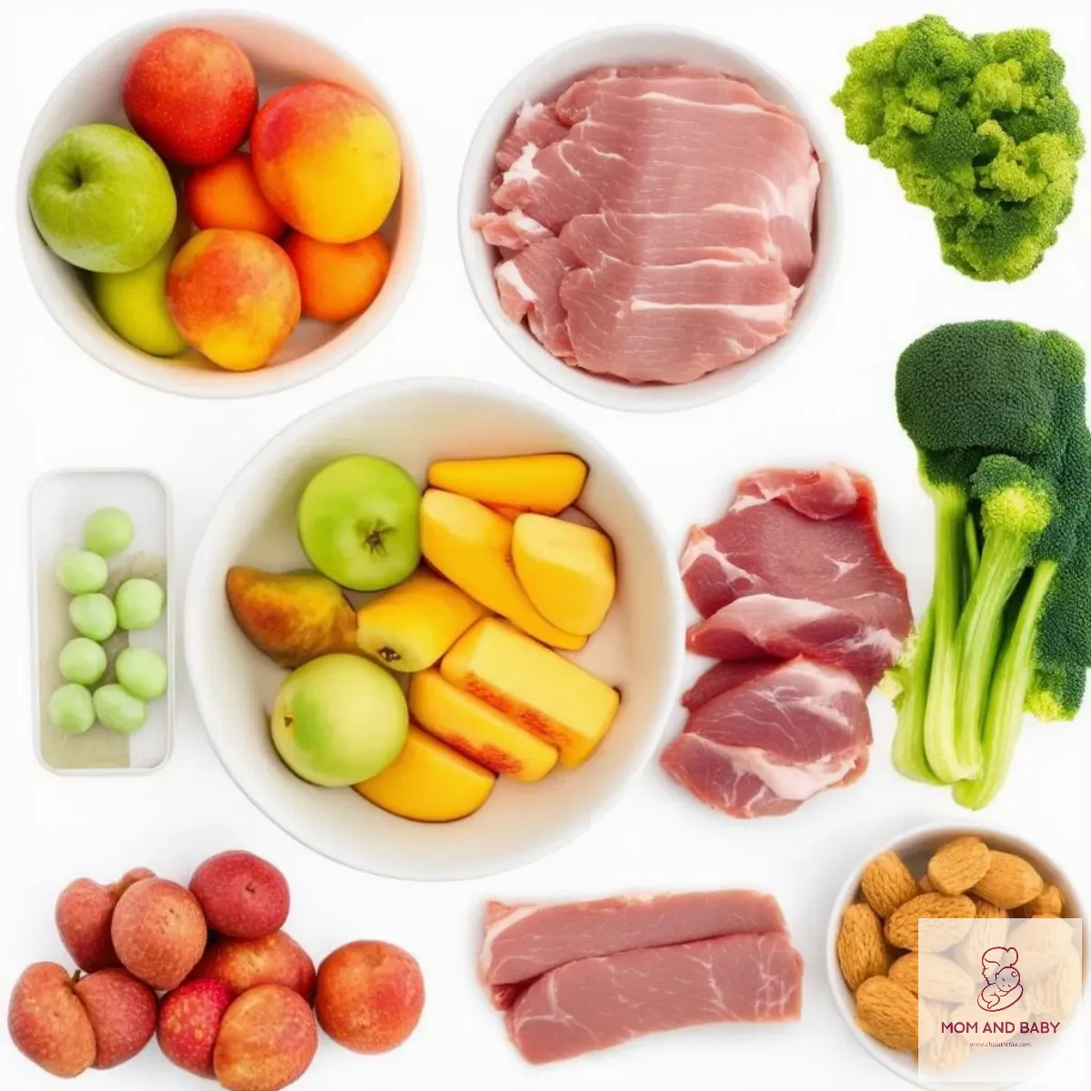 thực phẩm cho bé ăn dặm 9 tháng